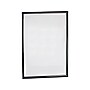 Azar Sign Holder, 30" x 40", Wall Mounted, Black, Plastic (300348-BLK)~#|#~C71DDA1F-04EE-4FF3-B136DA60259559D4_sc7