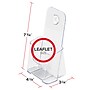 Deflect-O Brochure Holder, Vertical, Desktop/Wall, Clear Plastic (DEF77501)~#|#~C71E9A32-51E2-4CA2-9050B26C6D1382DA_sc7