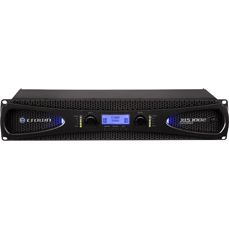 Crown DriveCore 2 XLS 2-Channel Power Amplifier, Black (NXLS1002-0-US) image 1