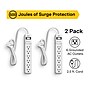 NXT Technologies™ 6-Outlet Surge Protector, 2.5' Cord, 500 Joules, 2/Pack (NX54311)~#|#~C7229183-0E5A-4B0D-9AE3F46C93C6C233_sc7