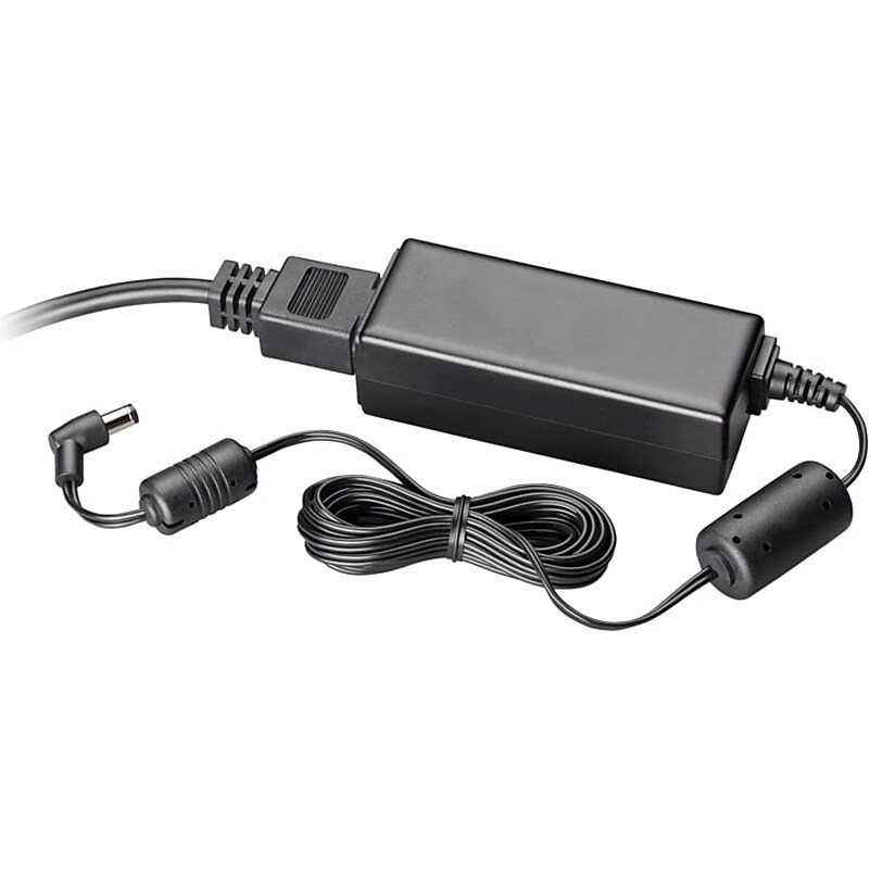 Poly Edge E500 Phone AC Power Supply with Power Cord, Black (86P04AA) image 1
