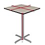Regency Cain Square Laminate Café High X Base Table, 36"D x 36"W, Maple/Grey (TCB3636PLGY)~#|#~C7245D2E-77CD-46DB-BCED1BE22D61A3BE_sc7