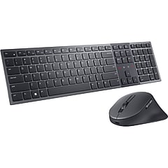 Dell Multi-Device Wireless Keyboard and Combo Optical Mouse, Gray