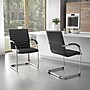 Boss Vinyl Side Chair, Black/Chrome Frame, 2/Pack (B9536-BK-2)~#|#~C729FFB4-360E-41D0-909520E1066F2E8C_sc7