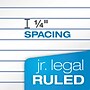 TOPS® The Legal Pad™ Plus, White, Jr Legal Ruled, 5" x 8", 50 Sheets/Pad, 1 Dozen Pads (71500)~#|#~C7308A80-8BAF-402F-BA53521E499CE7FD_sc7