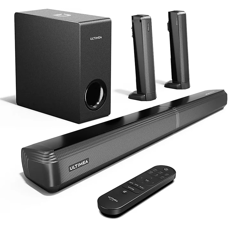 Ultimea Apollo S60 Dolby Atmos 4.1 Channel Soundbar: 2 Satellite Speakers & Wireless Subwoofer (U3620) image 1