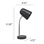 Simple Designs Sleek Essentials LED Desk Lamp, 15.28", Black (LD1075-BLK)~#|#~C735095C-C040-4959-8F83ABE928D45C74_sc7