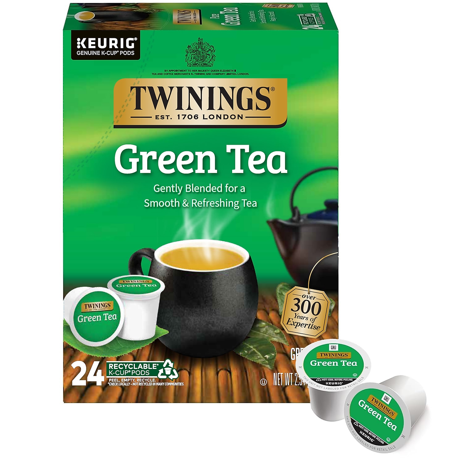 Twinings Green Tea K-Cup Pods 24/Box (TNA85788) 2105748 - Picture 1 of 6