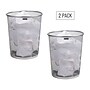 Mind Reader Metal Mesh Trash Can Without Lid, 4.4 Gallon, Silver, 2/Pack (2CIRGA-SIL)~#|#~C73A26E3-83F9-4D6F-B751E516DE1E2E15_sc7