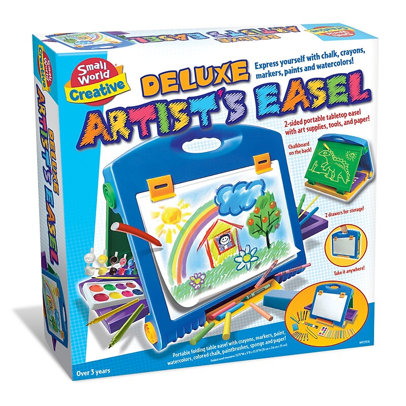 Small World Toys Deluxe Artist's Easel (SWT9725378) image 1