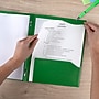 Five Star Stay-Put Plastic 2-Pocket and Prong Folder, Retro Green (340300E)~#|#~C73EA5AC-8437-4F56-A543DF1F9AB8BED5_sc7