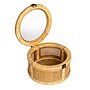 Storied Home Nestable Round Storage with Hinged Lids, Wicker, Natural, 2/Pack (EC1754)~#|#~C7429803-D749-4517-AF0BF103C1DEEC78_sc7