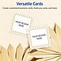 Avery Gold Border with Gold Dots Matte Blank Card, White, 90/Pack (S00-DJ4)~#|#~C749DF06-8F71-4BAD-B914B2B9FE0F472F_sc7
