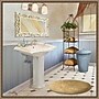 Amanti Art Sundance Bath II by Elizabeth Medley Framed Canvas Wall Art Print, 22" x 22" (A42678299390)~#|#~C74C17A5-B5B6-46BE-BB3881F3D83F3828_sc7