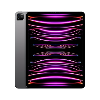 Apple iPad Pro 12.9" Tablet, 128GB, WiFi, 6th Generation, Space Gray (MNXP3LL/A)