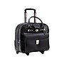 McKleinUSA DENALI 15" Leather Rolling Laptop Bag, Black (99705)~#|#~C7558C17-B0C8-4235-AA1AB384B517C0F0_sc7