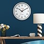 La Crosse Technology UltrAtomic Wall Clock, Stainless Steel, 14"Dia. (404-1235UA-PL )~#|#~C755A556-43D2-4DB1-8F8A2A4B24AC2962_sc7