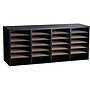 AdirOffice 500 Series 24 Compartment Literature Organizer, 39.3" x 11.8", Black (500-24-BLK-PKG)~#|#~C757A640-8B1A-4BD5-836D5F6BFD9EF7C8_sc7