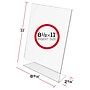 Deflect-O Image Document Holder, 8.5" x 11", Vertical, Table Top, Clear Plastic (69701)~#|#~C75DB972-D08E-44EF-9933DA258A13FD03_sc7