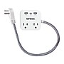 RAYOVAC 2-Outlet 3-USB Port Surge Protector, 1.5-ft. Cord, 450-Joules, White (FL-143SC)~#|#~C760F12D-A81A-4BE4-B96E02D2A62714E6_sc7