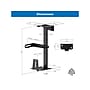 Mount-It! Steel CPU Rotating Heavy-Duty Under-Desk/Wall Mount, Matte Black (MI-7170)~#|#~C7615B4D-210B-4266-AEB52B6AE911894E_sc7