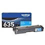 Brother TN635 Standard Yield Cyan Toner Cartridge, Prints Up to 1,800 Pages (TN635C)~#|#~C7630729-4617-43B7-BD7CDFFF5F652DBE_sc7