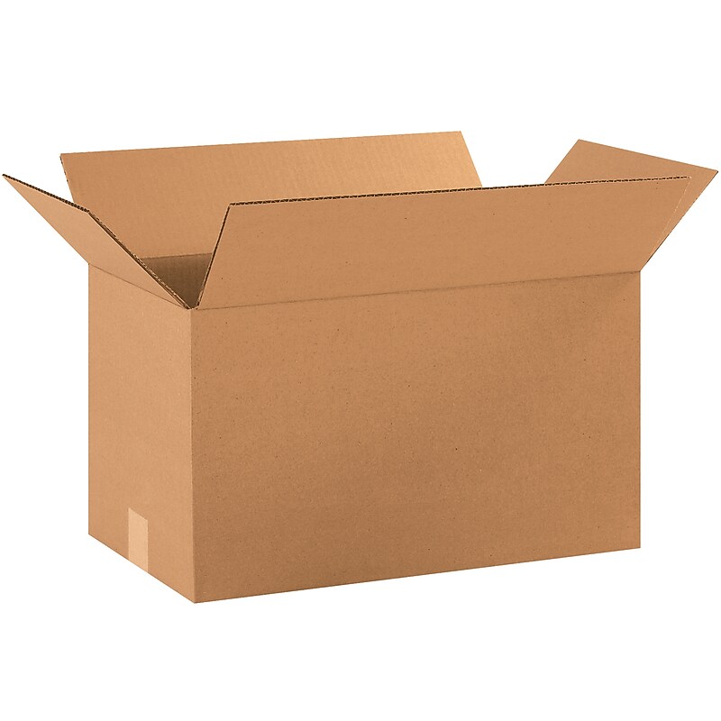 18" x 10" x 10" Shipping Boxes, 32 ECT, 25/Bundle (181010) image 1