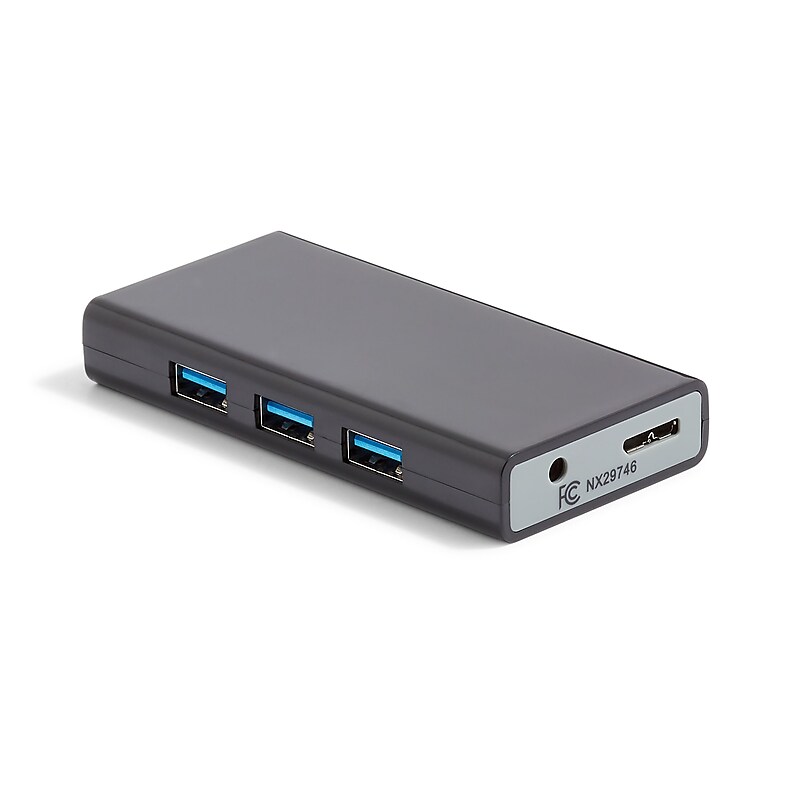 NXT Technologies™ 7-Port USB 3.0 Hub, Black (NX29746) image 1