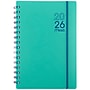 2025-2026 Mead Color Pop 5.5" x 8.5" Calendar Year Weekly & Monthly Planner, Plastic Cover, Aqua (1604-200-26)~#|#~C770E748-DDA1-40C2-84BC2ECFD978DFCB_sc7