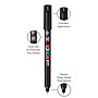 POSCA PC-1MR Water Based Paint Marker, Extra Fine Pin Tip, Black, 2/Pack (UBCPC1MRBLACK-2)~#|#~C7719932-C1AC-4188-914A672B46B98CFB_sc7