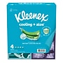 Kleenex Cooling + Aloe Facial Tissue, 2-ply, 50 Tissues/Box, 4 Boxes/Pack (56523)~#|#~C777CB5D-87A0-4DED-9FDE109C0792905C_sc7