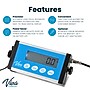 Viva Comfort ME904 ADI904-04-MK Veterinary Scale with Wheels, White, 660 lbs. Capacity~#|#~C7784A9C-964C-443B-AA01A75522BDF79B_sc7