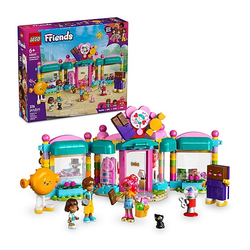 Store シプリ LEGO Friends Heartlake City Candy Store, 376 Pieces (42649) | Staples