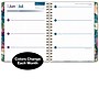 2027 Excello Brands 9" x 11" Weekly & Monthly Standard Planner, Paperboard Cover, Teal Floral (FSHN-CY27-8511-17)~#|#~C77C1F3B-DE4A-4434-8D8DFDBFAA93C1DF_sc7