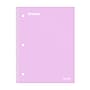 Staples 1-Subject Notebook, 8" x 10.5", Wide Ruled, 100 Sheets, Color chosen at random (ST63064C)~#|#~C77ED8BC-81CE-4B7F-9967957215E623FF_sc7
