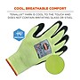 Ergodyne ProFlex 7041 Hi-Vis Nitrile-Coated Cut-Resistant Gloves, ANSI A4, Wet Grip, Lime, XXL, 144 Pairs (17826)~#|#~C780E9E9-2597-4AAC-BDC900C9DEAC1398_sc7
