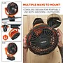 Ergodyne Chill-Its 6090 9.5" Clip Fan, 2-Speed, Orange (12800)~#|#~C783D72F-27FF-4494-9FCDA0A8E7465F11_sc7