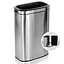 Alpine Industries Stainless Steel Trash Can with Liner, 10.5 Gallon (ALP470-40L)~#|#~C78543AB-9BE7-4657-9607ABFF8F383EBA_sc7