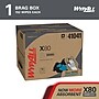 WypAll PowerClean X80 Fabric Cleaning Wipers, 16.8" x 12.5", Blue, 152 Wipers/Box (41041)~#|#~C786B84C-04BD-4BDE-A1FD463DD2D7FC27_sc7