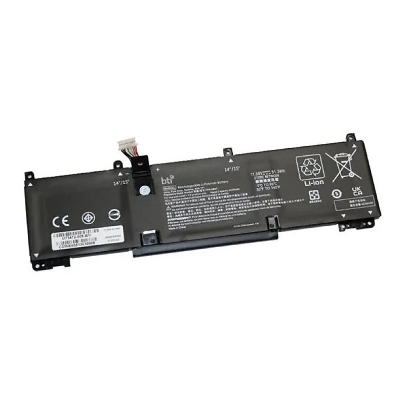 BTI Lithium Ion Laptop Battery for HP EliteBook G8/G9/G10 and HP ProBook G9/G10 (M73472 005 BTI) image 1