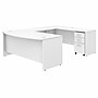 Bush Business Furniture Studio C 72"W U Shaped Desk with Mobile File Cabinet, White (STC004WH)~#|#~C787AA8C-06B3-44A3-9820C5E9EBBD6923_sc7