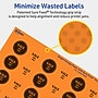 Avery Burst Multipurpose Labels, 1", Bright Orange, 1920/Pack (94606)~#|#~C788F287-5365-4742-BCE52E4659A1A3BA_sc7