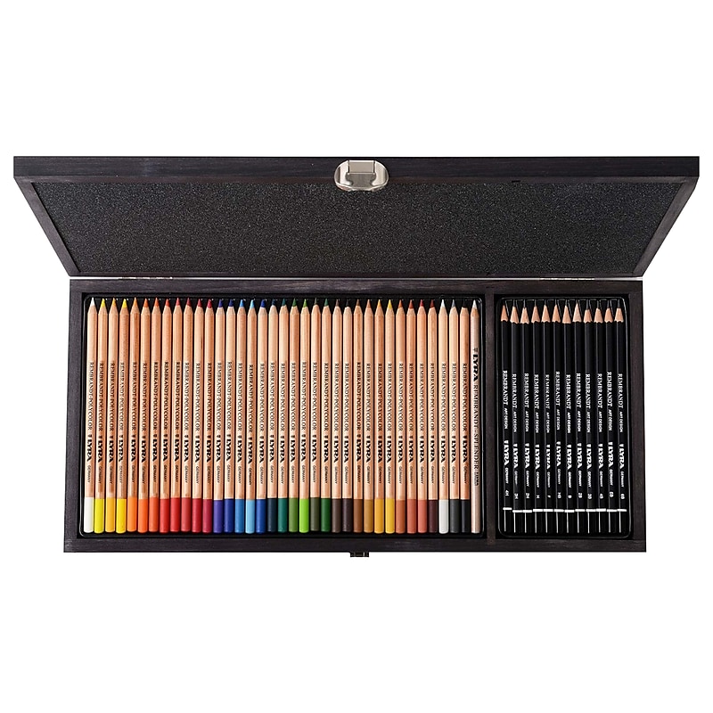 Lyra Rembrandt Polycolor Professional Colored Pencils, Assorted Colors, 49/Pack (LYXL2004001) image 1