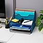 Mind Reader Metal Desktop Organizer Vertical File Holder Paper Letter Tray, Turquoise (MESHBOX5-TUR)~#|#~C78B5231-8CBC-41CB-BED61331045EBAA8_sc7