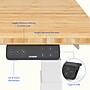 FlexiSpot E7 Commercial 60''W Electric Adjustable Standing Desk, Bamboo Curve/White (E7WCOMCR6030LBZB)~#|#~C78B892D-58D2-49E9-ADA0889D467BF5DD_sc7
