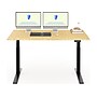 FlexiSpot E7 Pro 60"W Electric Adjustable Bamboo Standing Desk, Bamboo/Black (E7BPRO6030-LBZB)~#|#~C78C6DA3-4D92-4FAC-A16AC5697DA5D1B1_sc7