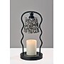 Simplee Adesso Twirl Candlewarmer 13.5" Halogen Table Lamp, Black/White (SL1195-01)~#|#~C79072A8-9883-4BFC-B27A809EB3225B4A_sc7