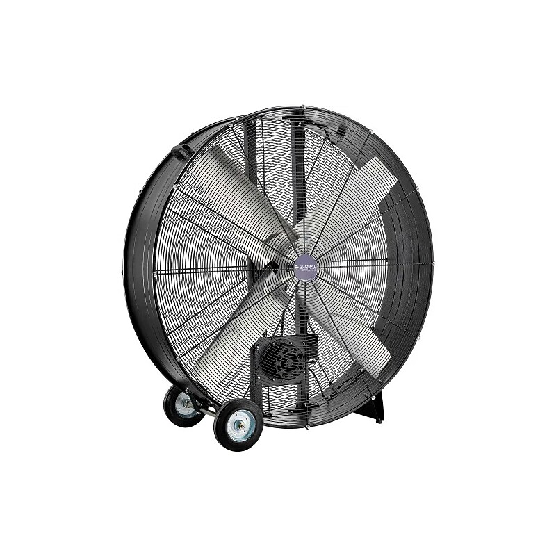 Global Industrial 48" Portable Drum Blower Fan, 2-Speed, Gray (600555) image 1
