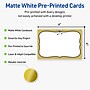 Avery Rectangle Matte Blank Card, White, 20/Pack (19479370962)~#|#~C79D7F33-7001-4693-82439224F7B1A843_sc7