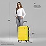 DUKAP Rodez 24" Hardside Suitcase, 4-Wheeled Spinner, TSA Checkpoint Friendly, Yellow (DKROD00M-YEL)~#|#~C7A24A1C-C754-440E-9CE7D72F232753D9_sc7